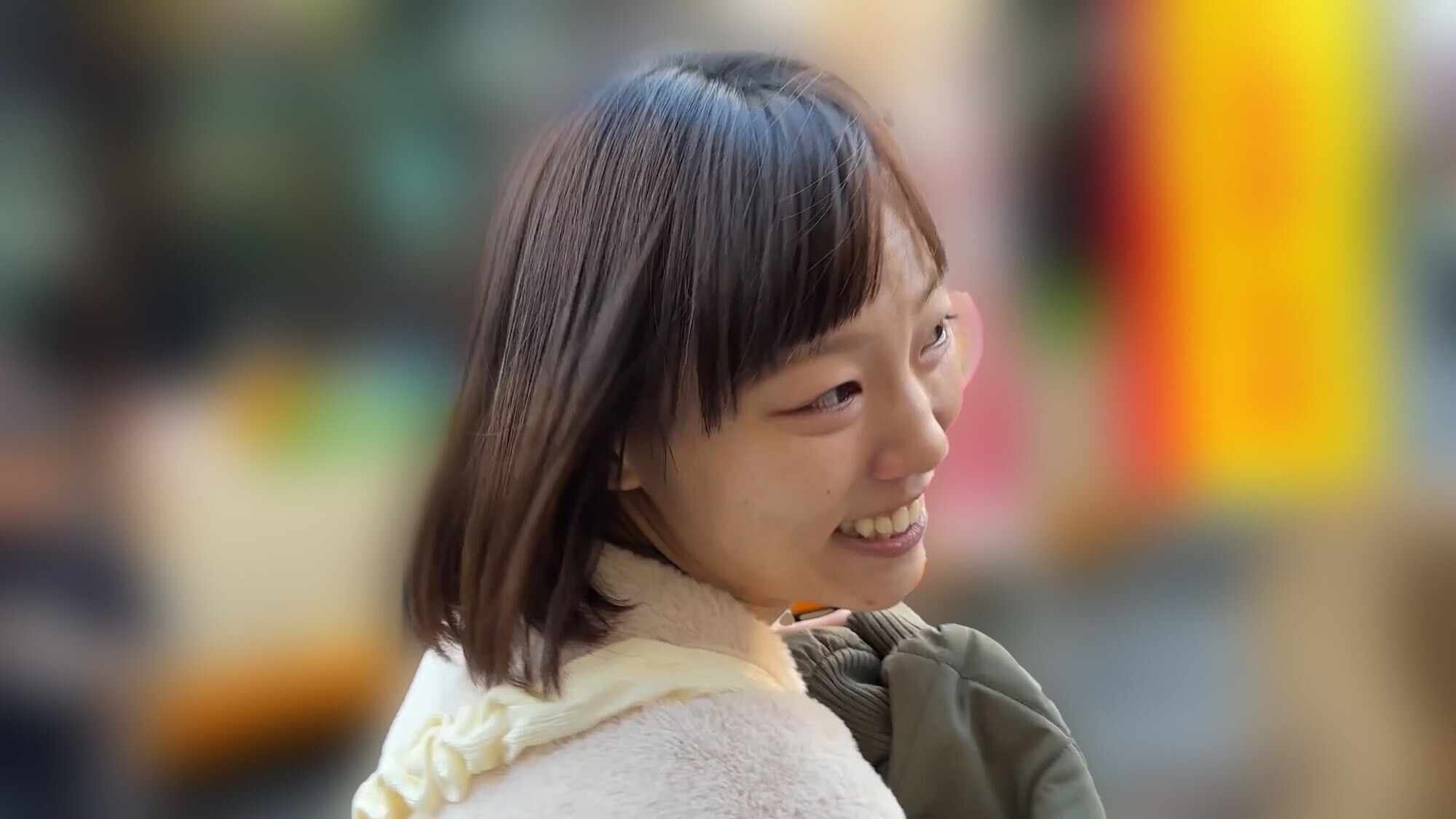 街角で声をかけてアナル観察させてもらう オーガニックスーパー勤務 はつみちゃん 画像1