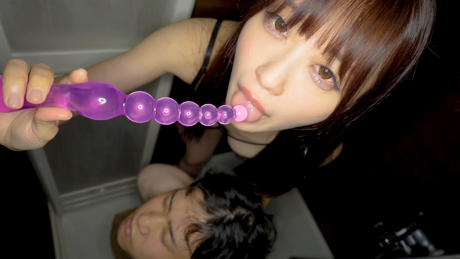 【個人撮影】笠木いちかの唾液ぶっかけ鼻舐め 画像9