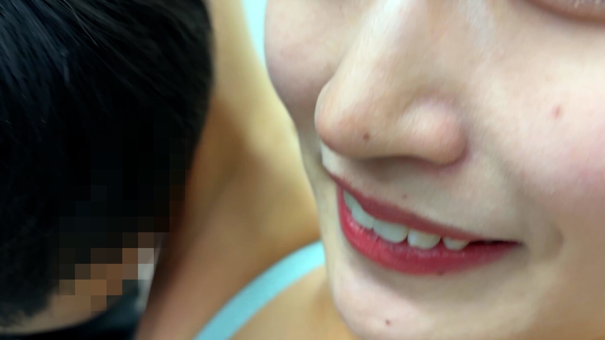 M男が街中で女性に声をかけてワキを舐めさせて貰う 美容部員 はるのちゃん 画像10