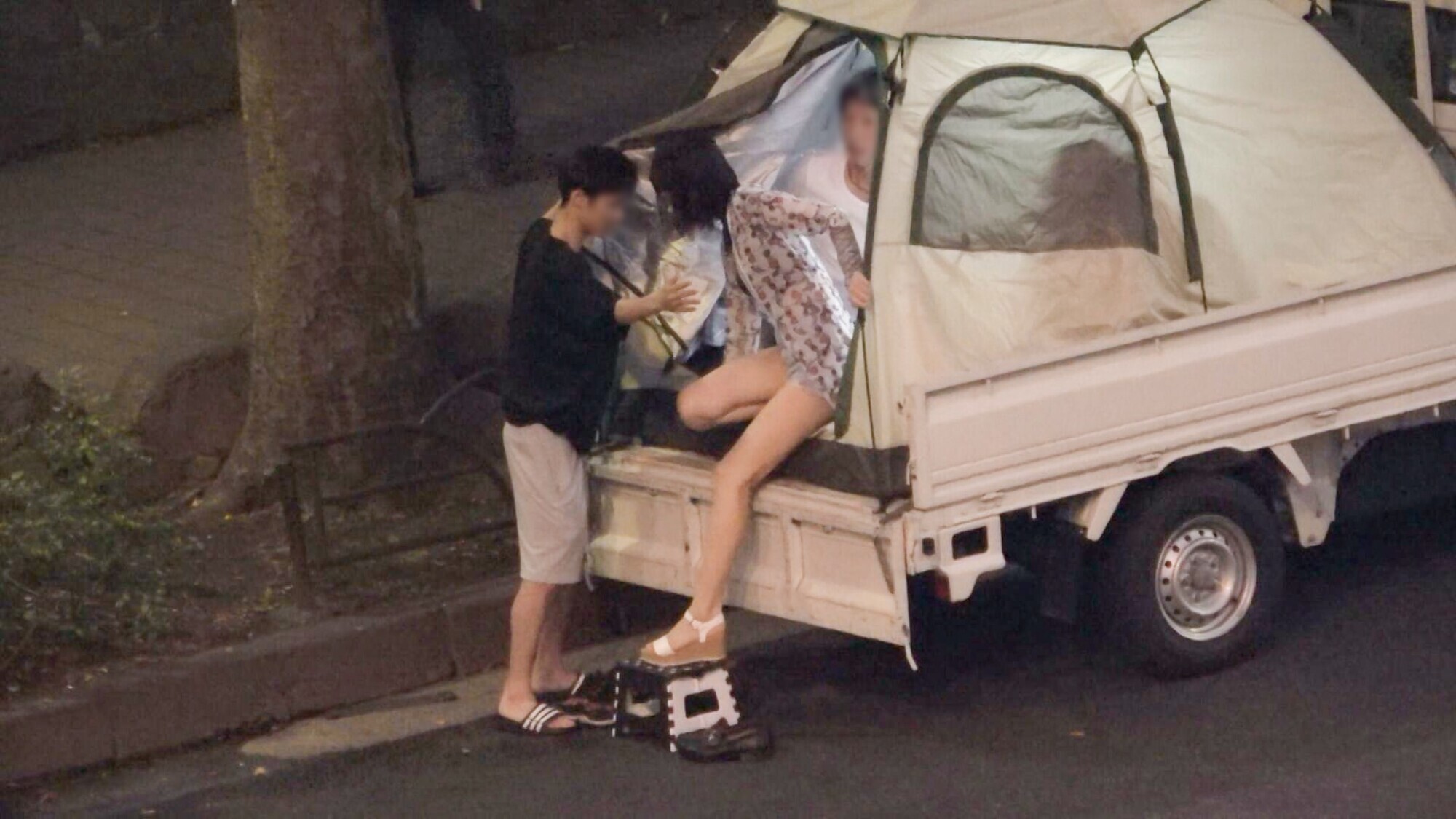 私立パコパコ女子大学 女子大生とトラックテントで即ハメ旅 17 画像16