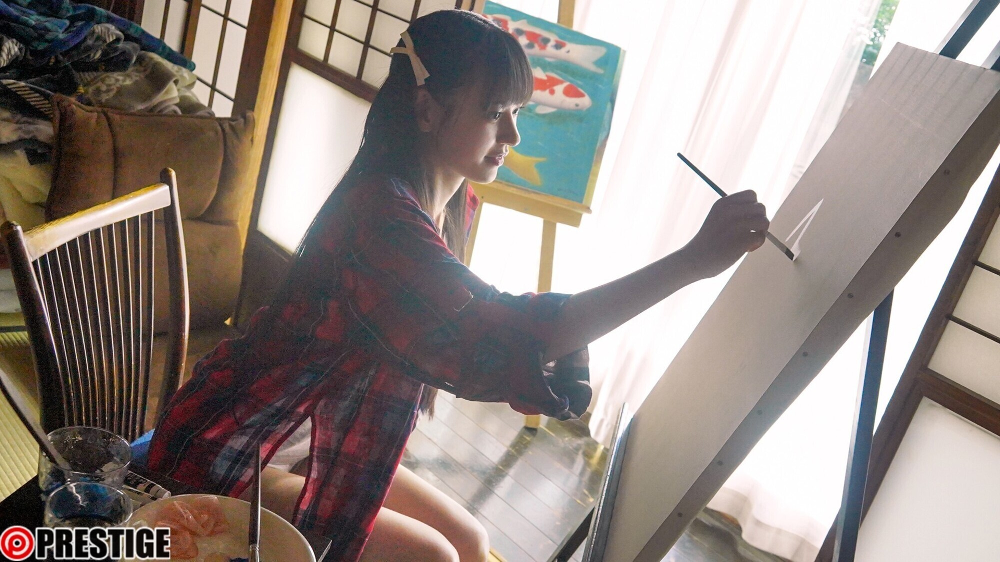 性欲に支配された美大生カップルの同棲中出し性交録。 八掛うみ 画像1