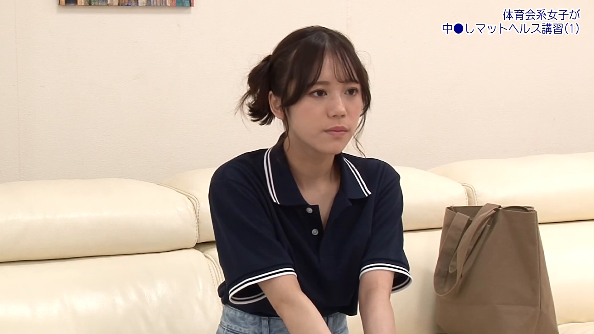 性欲強めの体育会系女子大生がマットヘルスの講習中我慢できずに中●し挿入(1) 画像1