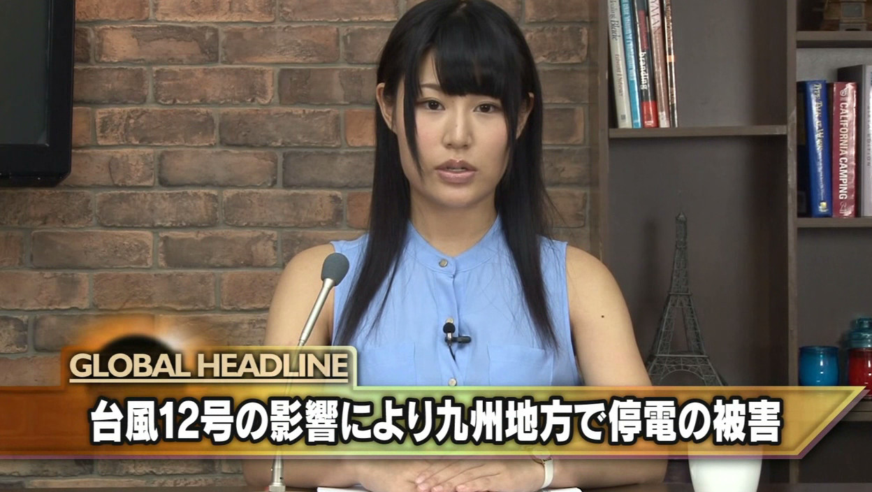 淫語女子アナに顔射! 画像1