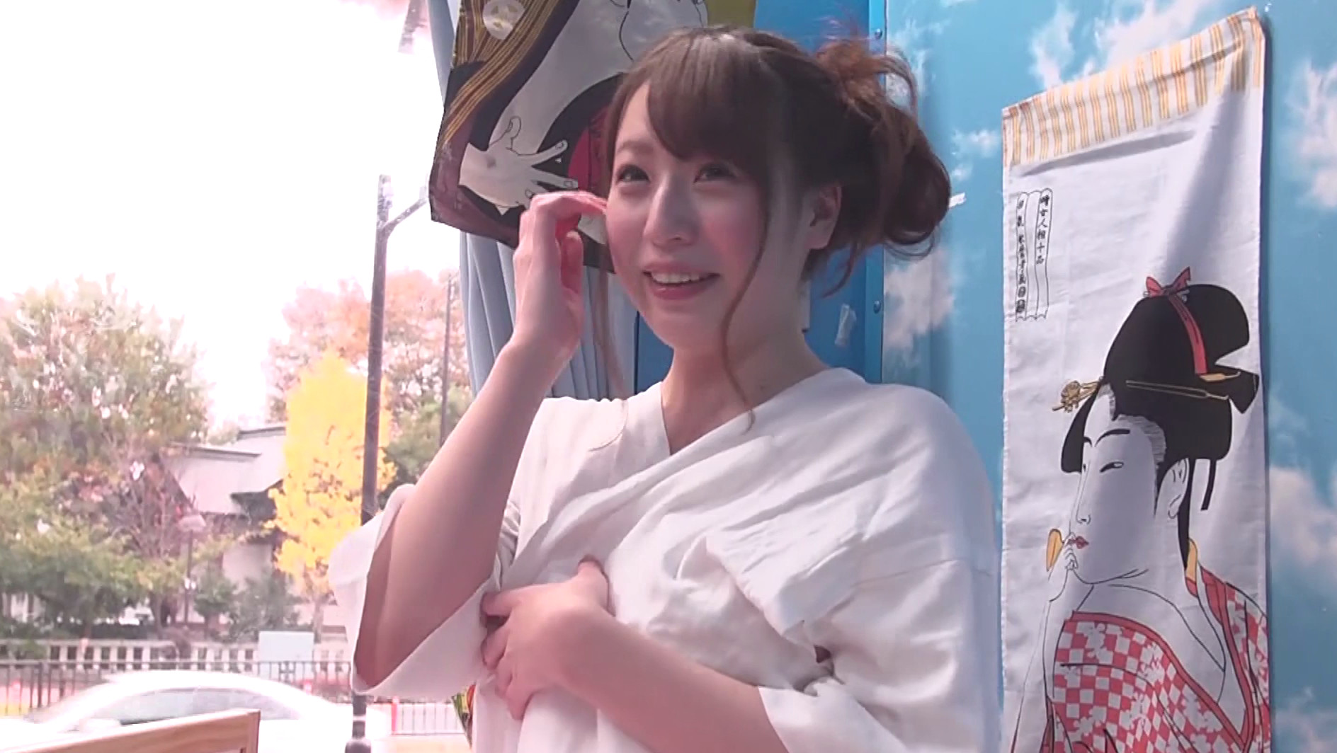 マジックミラー号 祝!成人式 巨乳で可愛い20才の女の子限定 彼氏の前で振袖野球拳 画像5