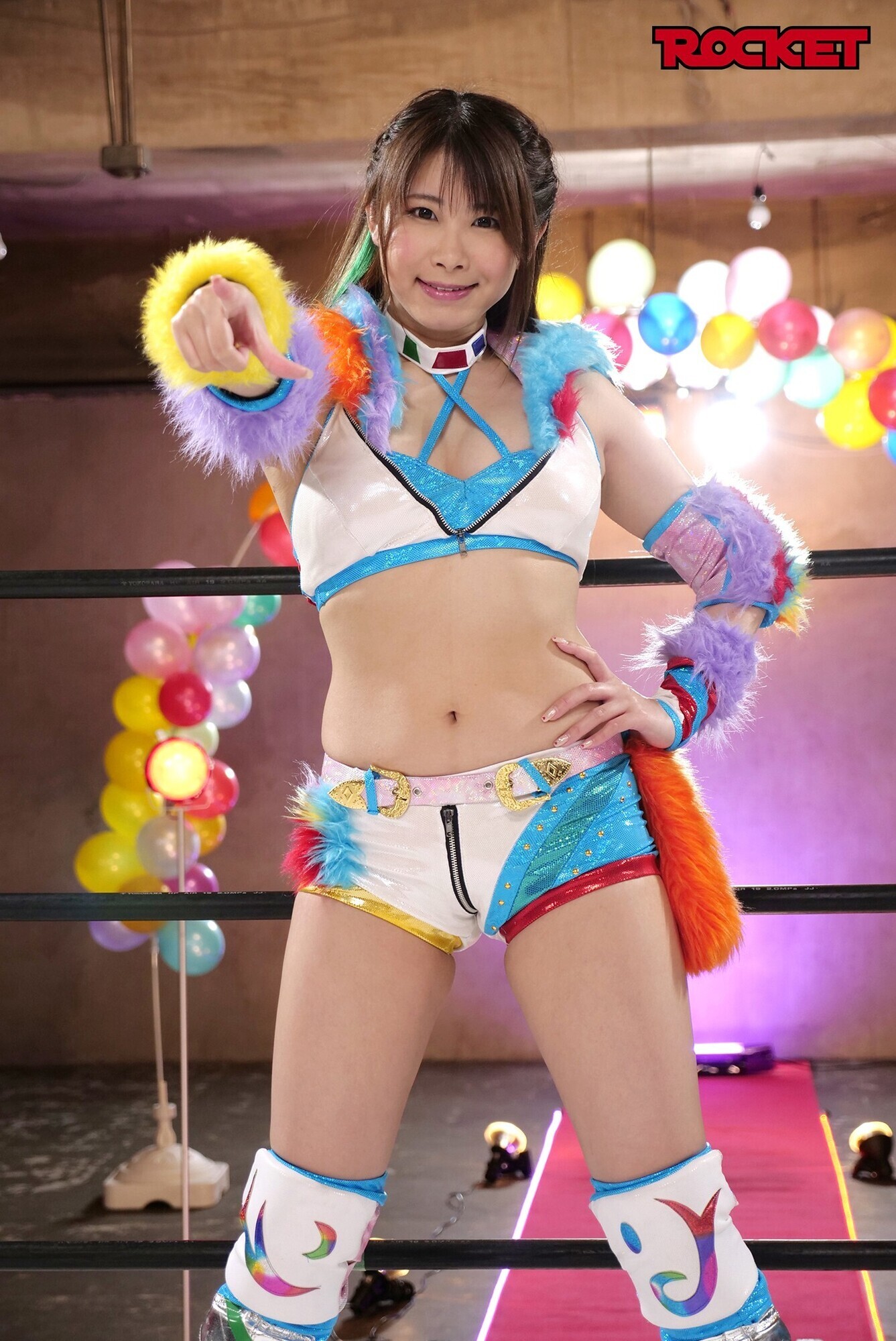 巨乳女子プロレスラー桜夢(らむ) 痛恨の危険日直撃!連姦中出しデスマッチ!! 画像1