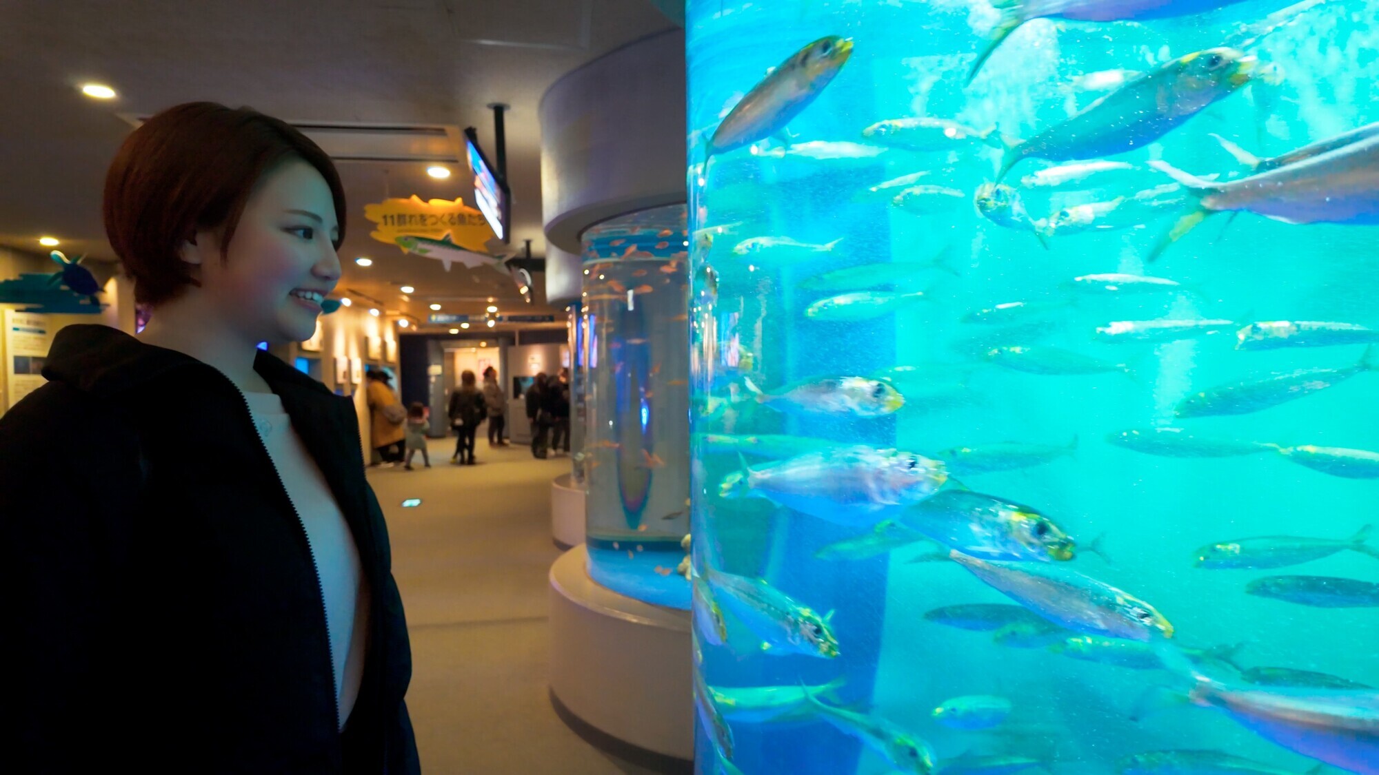 水族館デートしてSEX 画像1