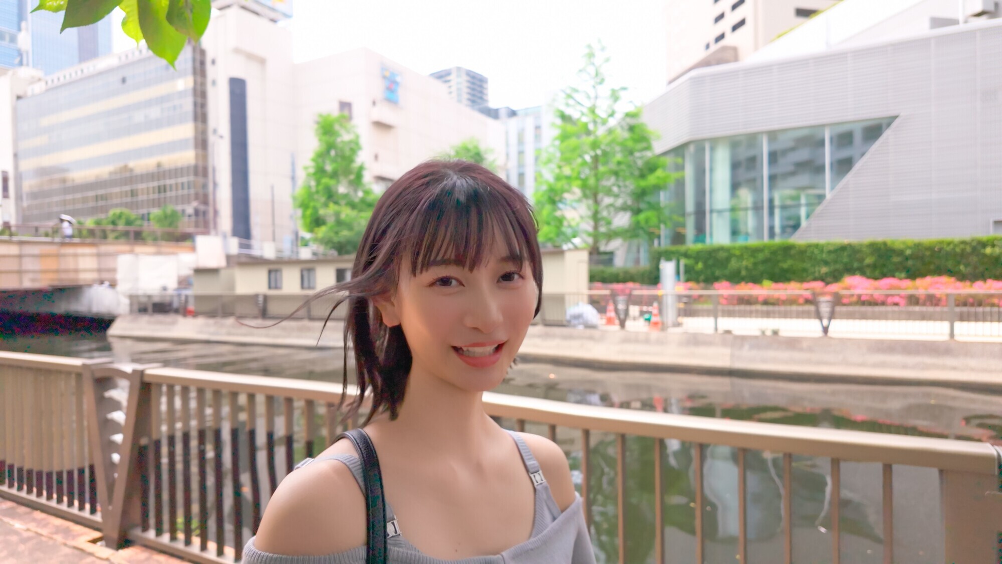 デートして温泉で露天SEX 画像1