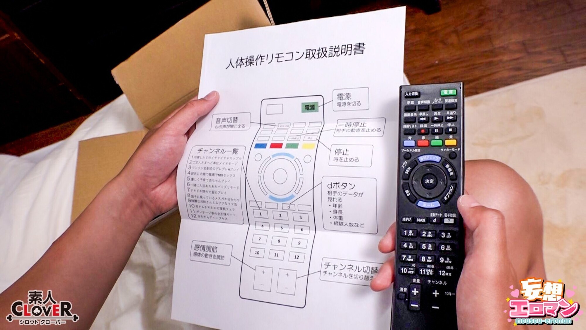 【人体操作ができる不思議なリモコンでエッチな事やりたい放題!】1生意気妹とイチャラブSEX2ギャル同僚を彼氏の近くでNTR!!3ファミレスで見つけた好みの美人さんに種付けSEX!!【妄想エロマン♯ひのり&有村さん&ひとみ】 1枚目