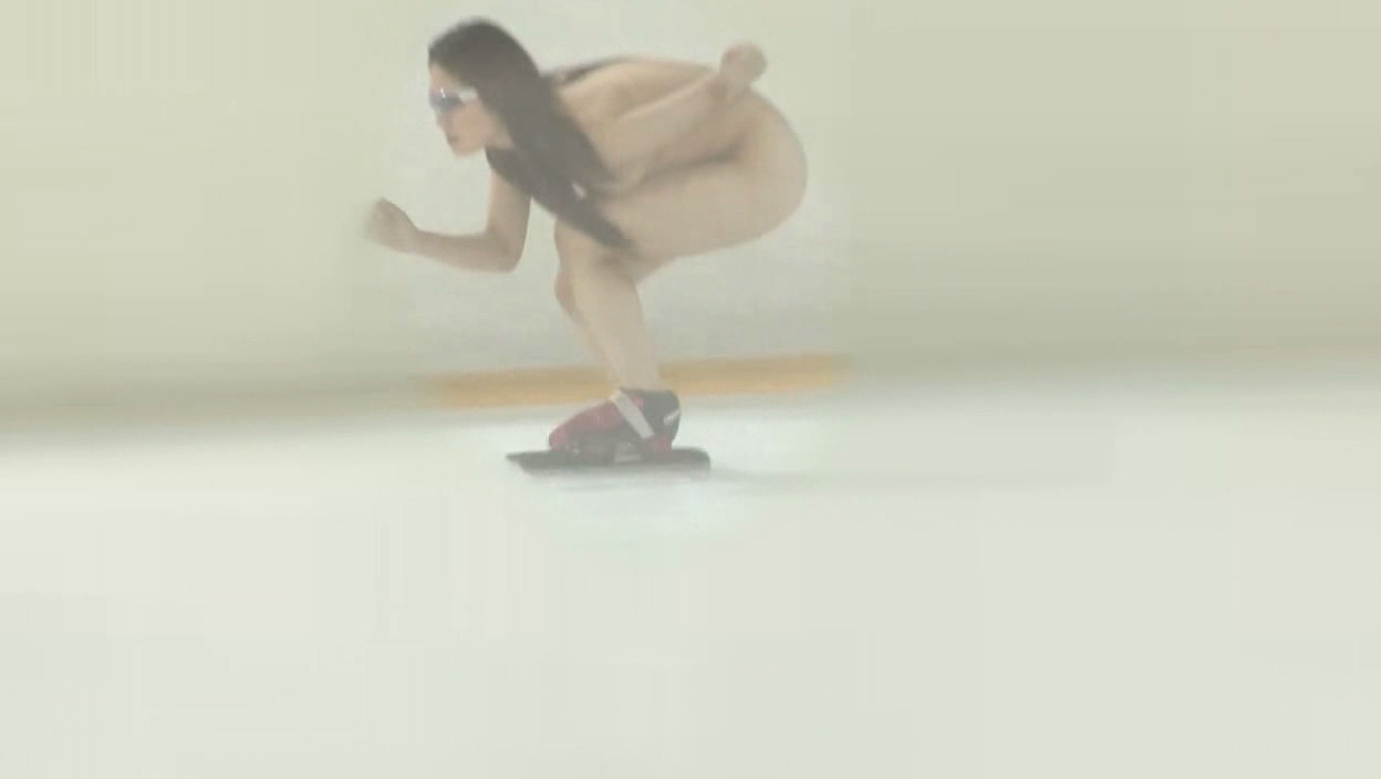 ―全国大会出場経験者 スピードスケート選手― 全裸スピードスケート 永野未帆 画像9