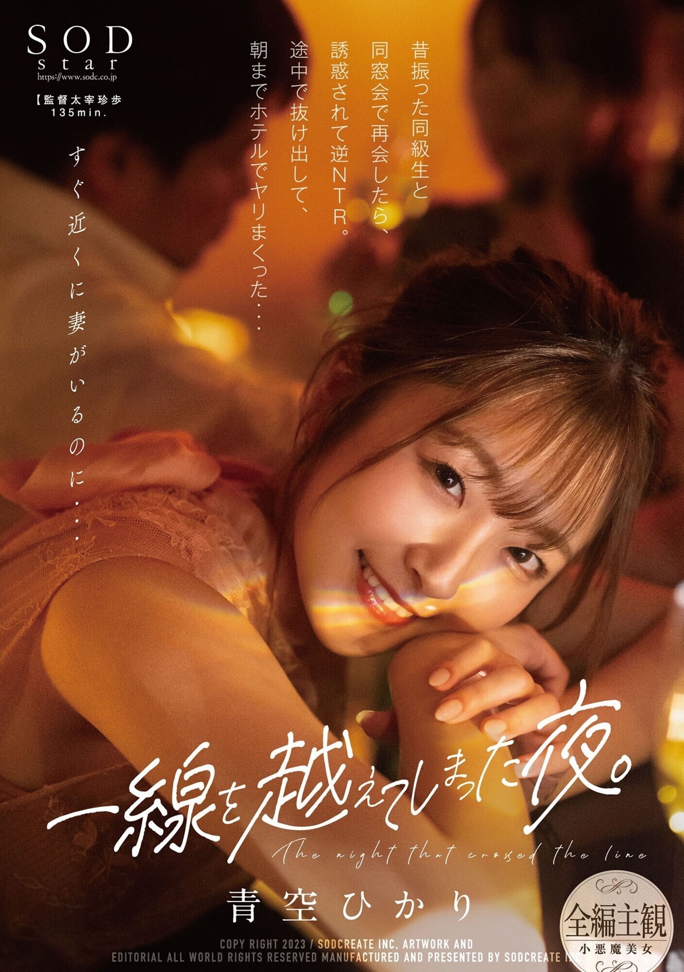 一線を越えてしまった夜。昔振った同級生と同窓会で再会したら、誘惑されて逆NTR。途中で抜け出して、朝までホテルでヤリまくった・・・ 青空ひかり 画像1