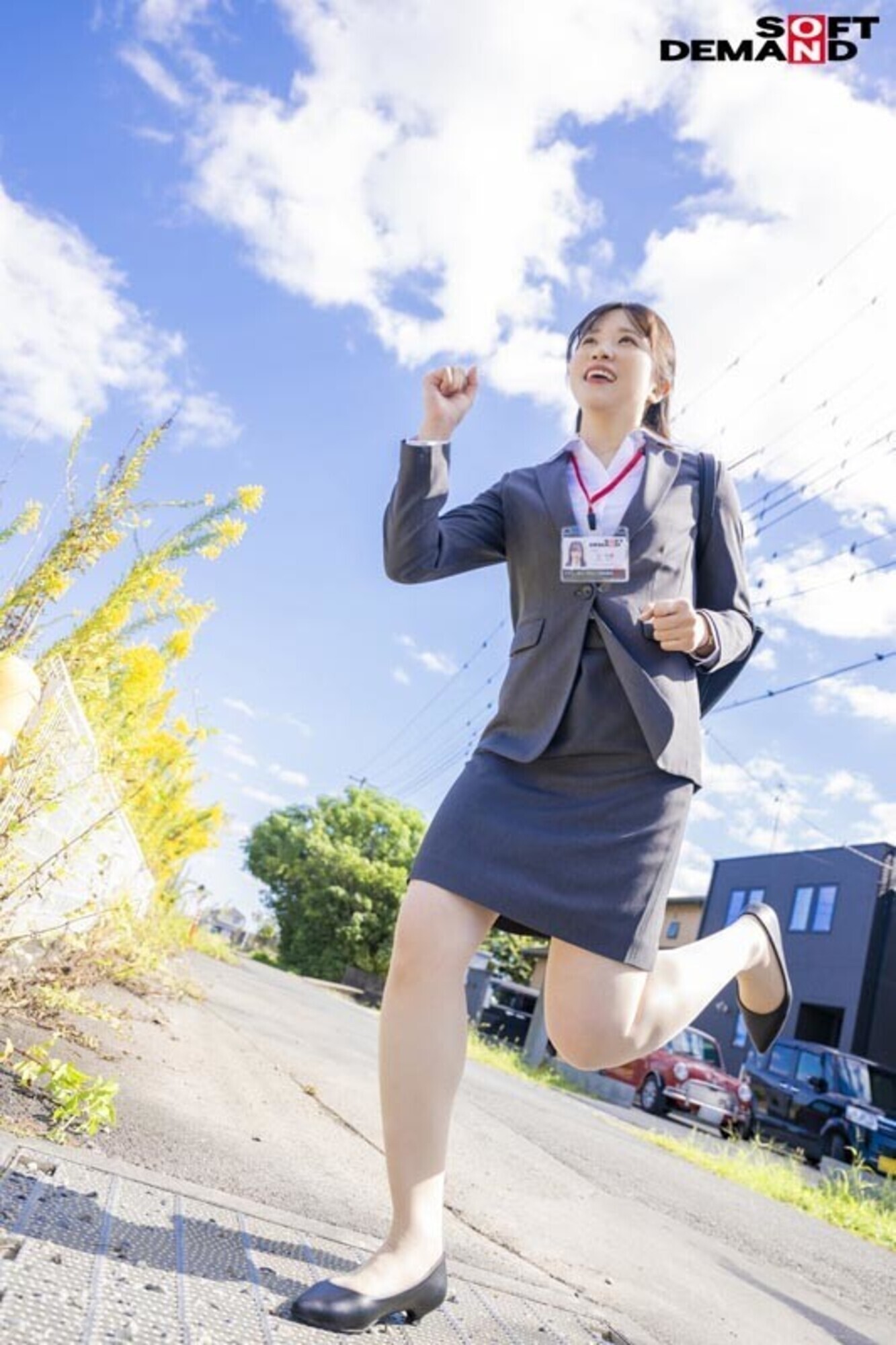新卒2年目 営業部 辻早織 勝手に初AV出演 いつも全力ダッシュ営業 エロ屋のあげまん SOD女子社員 画像14