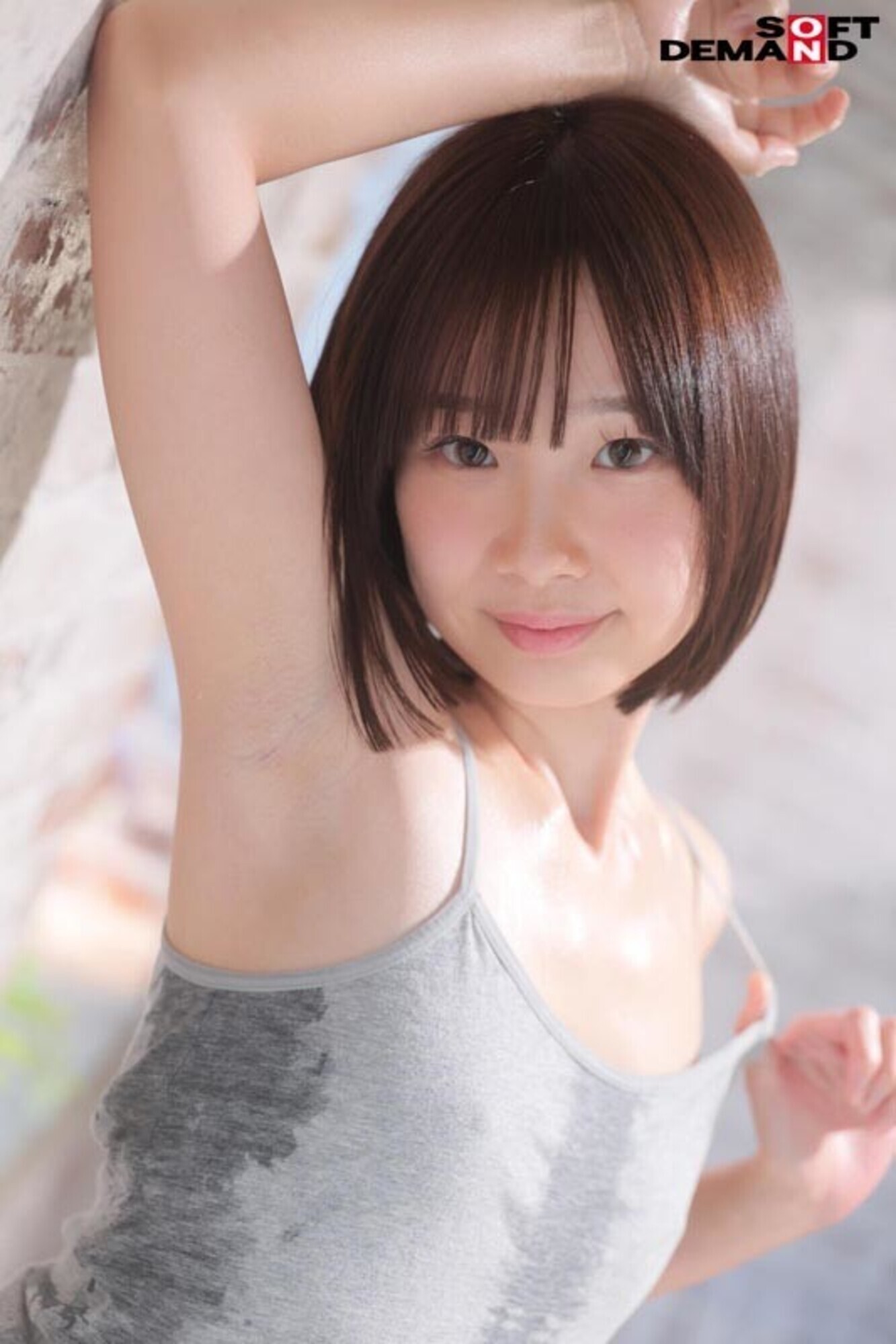 「汗っかきで困ってるんですよね・・・」脇・谷間・股間に滴る汗を隠し撮り!汗だく交尾で連続絶頂 石川くるみ(22) 2枚目