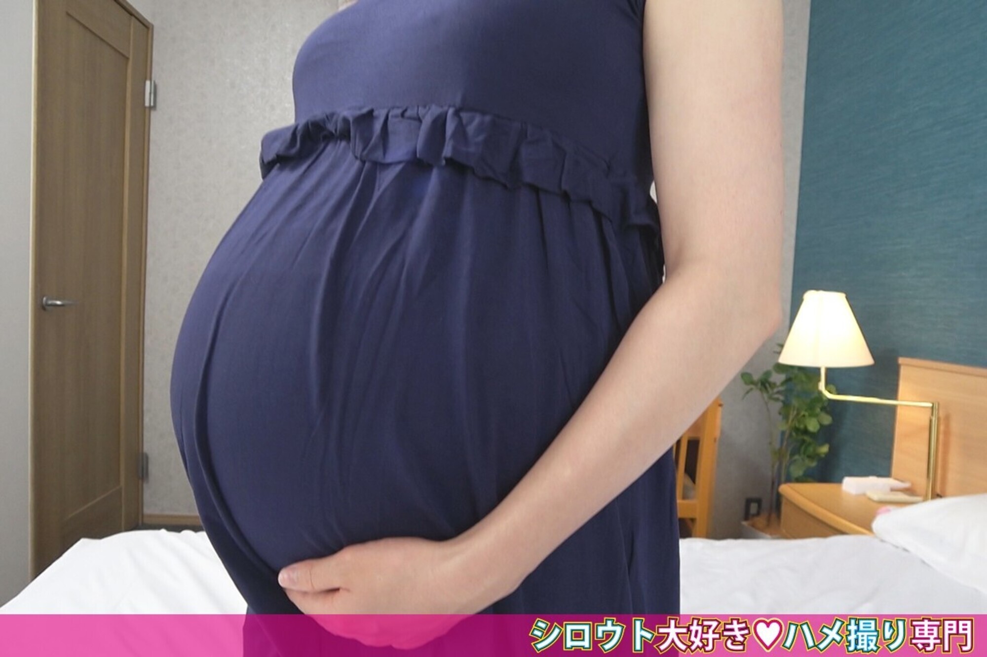 【素人妊婦】訳あり妊婦がおっきなお腹を揺らして生パコ 画像2