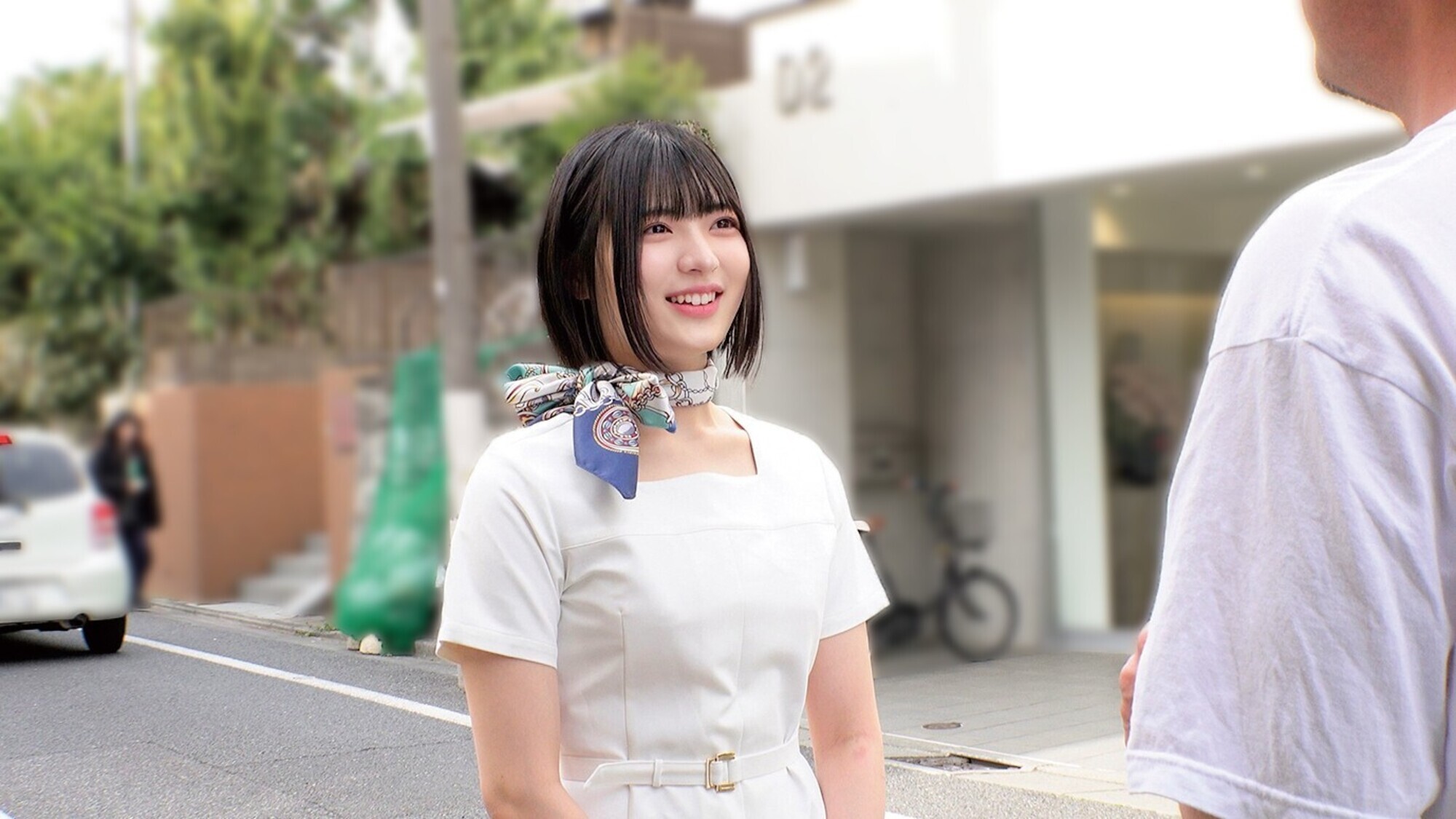 清楚で美しい美容部員さんが童貞君に青空の下で脳がトロけるベロキスレクチャーwwドキドキ震える男子に舌を絡ませる糸引き涎ダラダラ大人のディープキス／／キスだけで暴発しそうな童貞くんにムラムラ発情しちゃって（／ω￥）いっぱいキスキスキスしながら筆おろしSEX（ ゜Д゜）何度も中出しさせてくれたSP 画像7