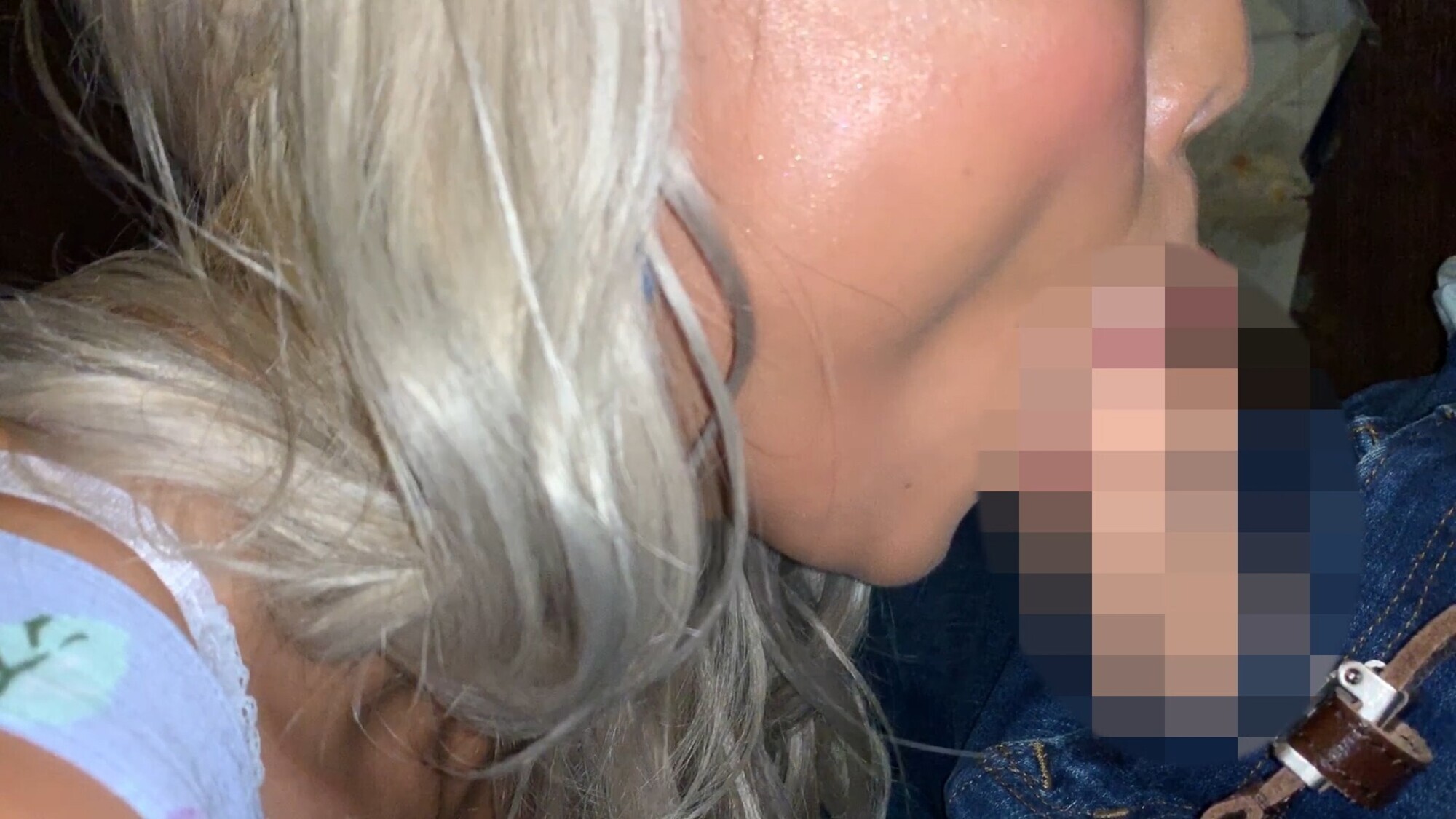 【個人撮影】ギャルキャバ嬢 しゃぶりながらお股弄られる 画像8