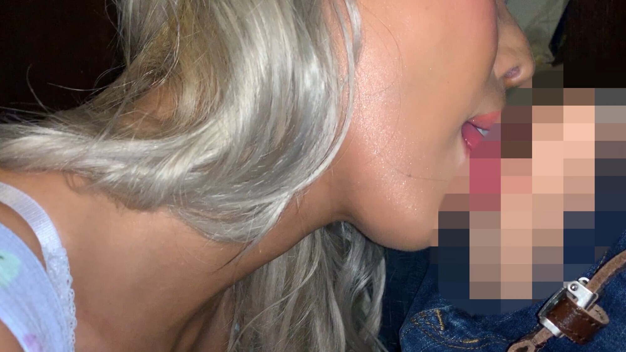 【個人撮影】ギャルキャバ嬢 しゃぶりながらお股弄られる 画像11