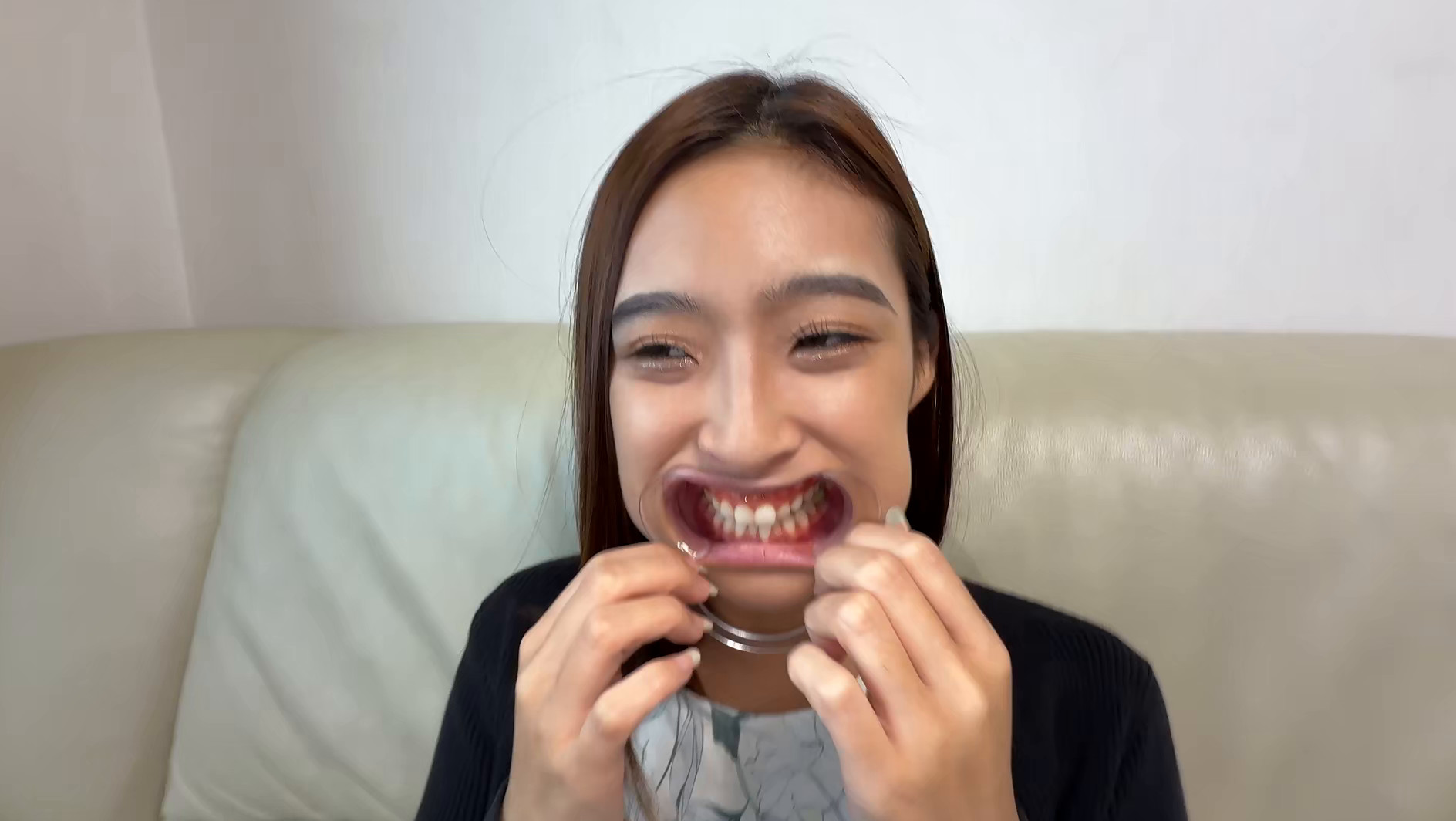 【個人撮影】旭メイサの喉チンコいじり 画像7