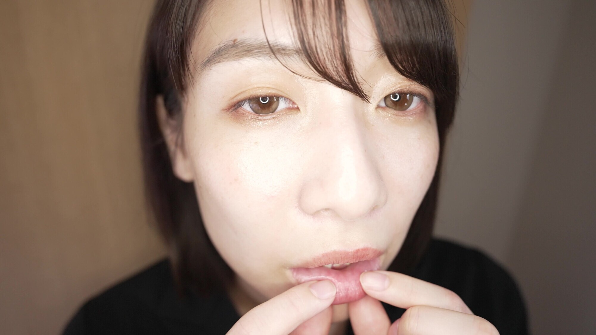 【個人撮影】湊波流の変態男の歯＆ベロ 臭いチェック！