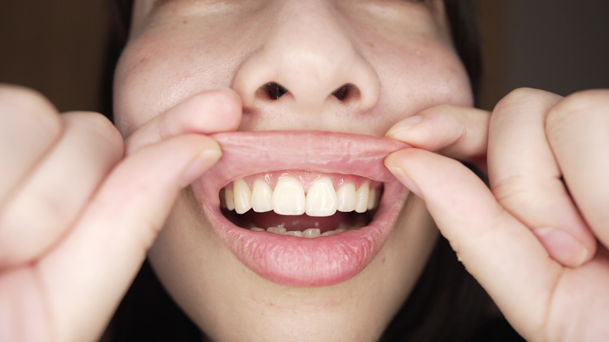 【個人撮影】湊波流の変態男の歯＆ベロ 臭いチェック！