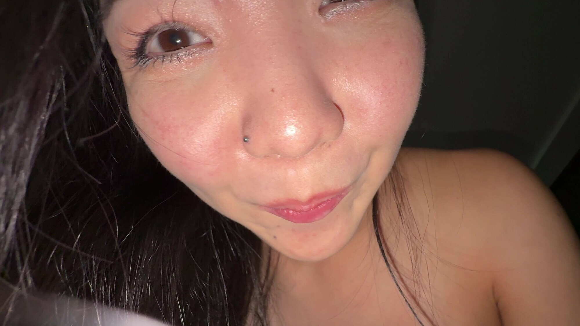 【個人撮影】桃瀬まゆの上半身舐め&鼻●●手コキ 16枚目