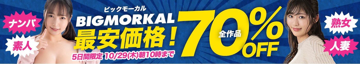 10/29(木)10時まで☆『ビッグモーカル』70％OFFセール
