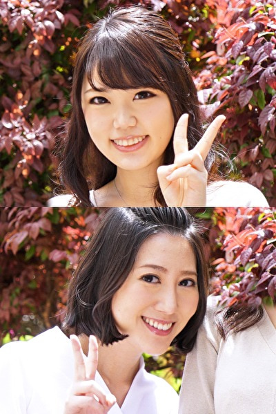 ふみさん（22） ＆ さくらさん（26）