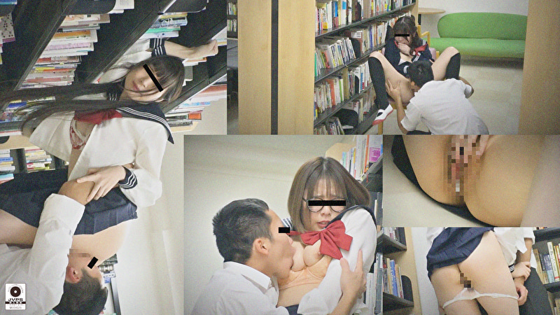 静かな図書室で起きた出来事。真面目に本を読む生徒会長・ショートカットの爆乳メガネ・文系女子〇生・三つ編みメガネっ子・むちむち色白ドMな女子〇生が静かに乱れる