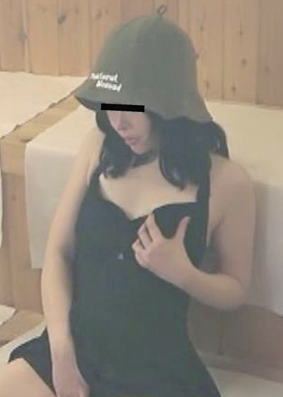 呂律もままならず虚ろな目で火照る身体を自ら慰めるサウナ美女に漁色な男が忍び寄る【汗だくサウナ女子とトリップ性交秘蔵映像流出5名 ＃01】