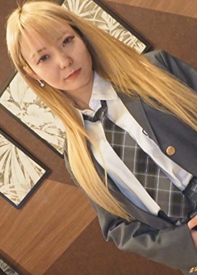 パパ活J系 パイパンギャル 種付けプレスで痙攣アクメ【個人撮影】赤面女子・黒ニーハイ・中出し ミナ