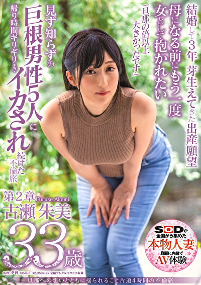 旦那への想いとともに揺られること片道4時間の不倫旅 古瀬朱美 33歳 第2章 見ず知らずの巨根男性5人に帰り時間ギリギリまでイカされ続けた不倫旅