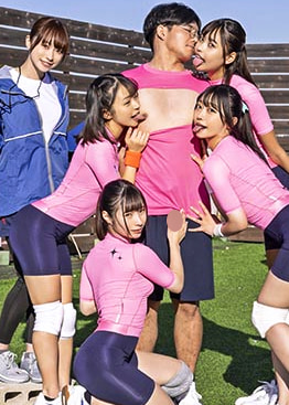 手コキに若き汗を捧げる女●●生たち。私立新中野学院「発射部」