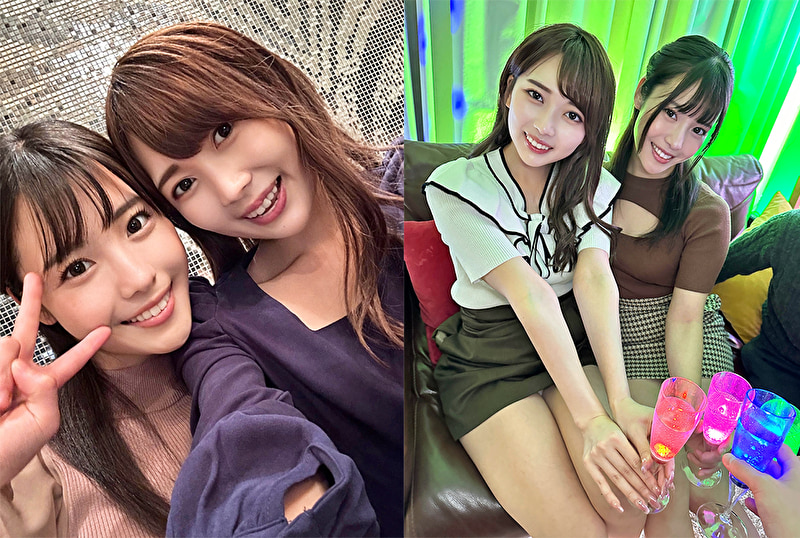 【インフルエンサー】【美食家＆美容家】【生ハメパーティー】【SEX中毒女子】Kちゃん＆Uちゃん