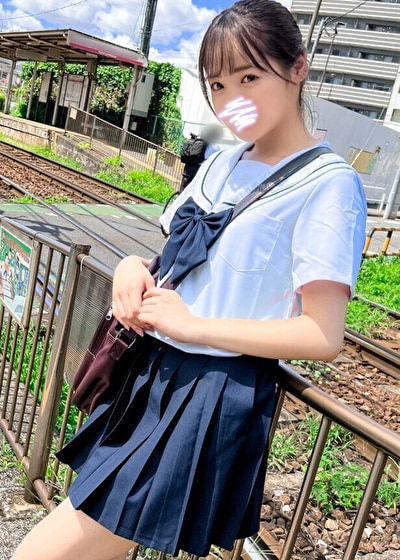 ガチ美少女のパイパンマ●コに中出し！セックス週5＆オナニー週7の性獣J♪がシコすぎる！【もえ（18）】
