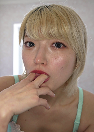 【個人撮影】安堂はるの 顔面グチャグチャつば垂らし