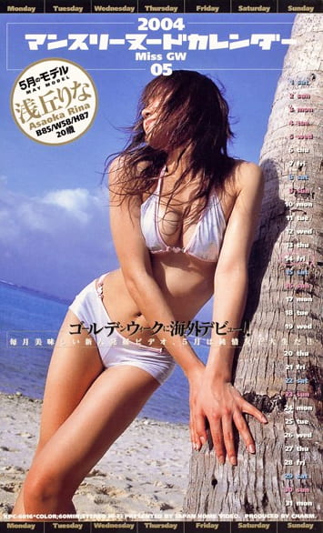 2004 マンスリーヌードカレンダー 05 浅丘りな