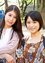 【素人・人妻】お友達のアソコを舐めながら不倫SEXで絶叫イキするママ友ふたり！！ 恵理さん＆由貴子さん