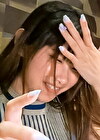 驚愕の巨乳！大きすぎて服の縦縞が不思議なだまし絵にも見える豪Iカップ美人！さくら【意識】