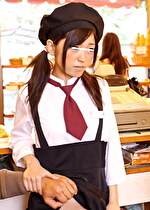 【AIリマスター】接客中に顔を紅潮させながら感じまくるバイト娘 2 ～パン屋、そば屋、中古車販売店、パチンコ店～