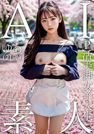 AI素人 P活美脚女子大生ゆあ（21歳）【3.1次元】