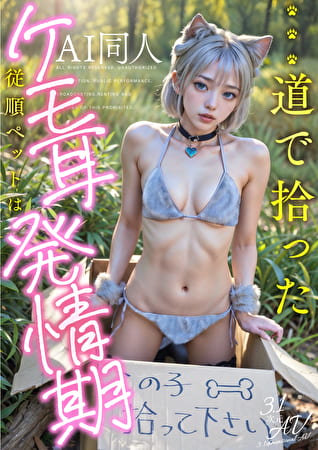 【AI同人】道で拾ったケモ耳従順ペットは発情期【3.1次元】