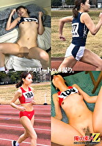 アスリートハンティング 陸上部編 女子100mハードル出場選手M／女子200m走出場選手N