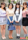 素人女子2人と童貞1人の夢の3Pハーレム生筆おろし みれい／しおり／ももね／ひめの