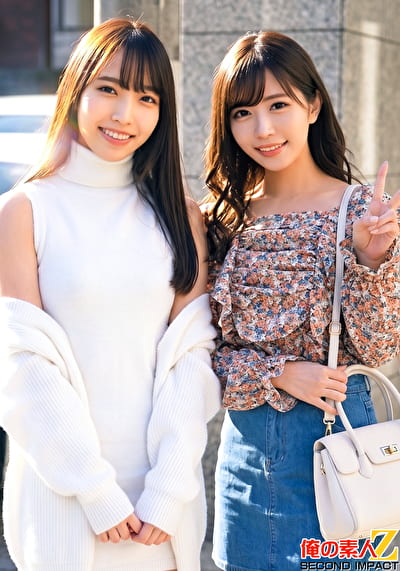街角素人中出しナンパ図鑑 甘え上手な巨乳美人大学生しおりさん&小柄大人セクシーギャップOLあやめさん