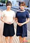 現役エステティシャンがノーハンドフェラでヌキの限界に挑戦！ さくらさん（25）とれいみさん（25）