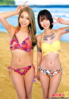 圧倒的なセックス力を見せつけ湘南水着ギャルが真夏の激アツ生生筆おろし！ ゆうきちゃん（24）あずさちゃん（23