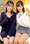 【素股】本物素人ガチナンパ!うす~~いラップ一枚で童貞ちんぽをマンズリしてたらしれっと生でズボっと膣奥まで一気に挿入される ななちゃんとるいささん