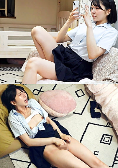 覚えたて一人エッチ黒髪娘