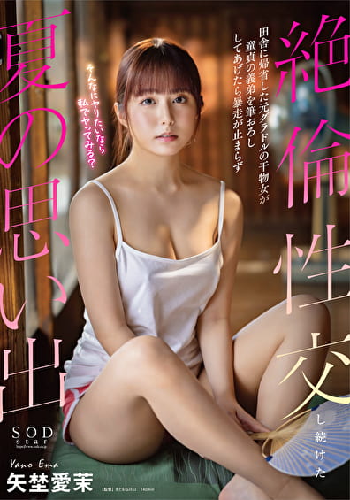 田舎に帰省している元グラドルの干物女が童貞の義弟を筆おろししてあげたら暴走が止まらず絶倫性交し続けた夏の思い出 矢埜愛茉