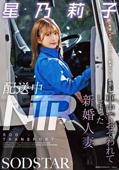 配送中NTR 既婚ベテランドライバーの配送に付いて回るうち車中でおそわれてしまった新婚人妻 星乃莉子