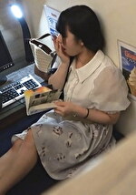 ネカフェアルバイト禁断の不法行為流出映像 黒髪オタ女に向けられた毒牙！